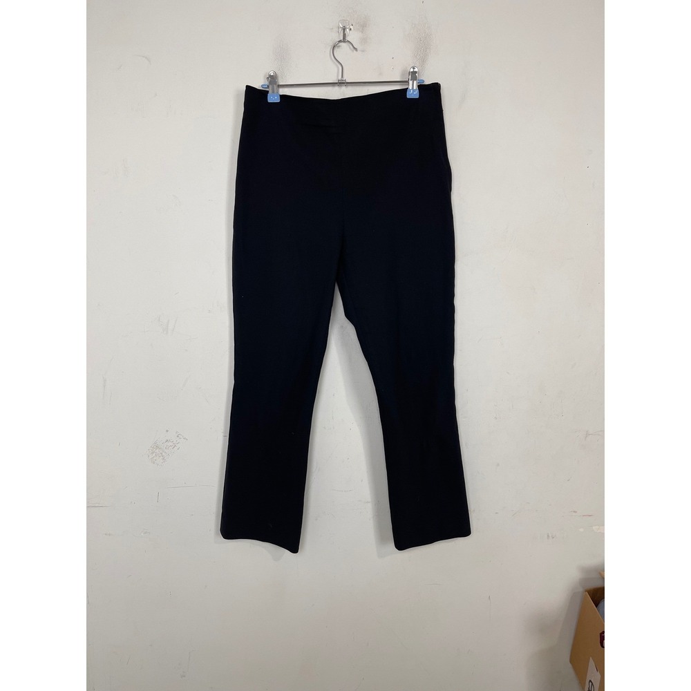 MM.LaFleur Foster Pants Black High Rise Slim Tapered Trousers Size 12